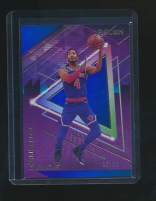 DERRICK ROSE 2020-21 PANINI RECON BLUE PARALLEL 06/99 #23 - Image 1 of 2