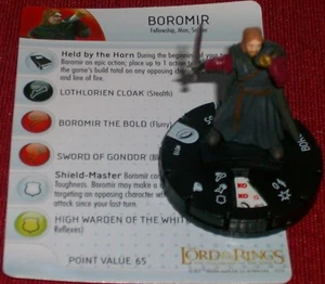 BOROMIR 010 LOTR Fellowship of the Ring HeroClix lord power rings - Picture 1 of 1