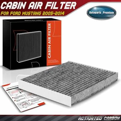 Nuevo filtro de aire de cabina de carbón activado para Ford Mustang 2005 2006 2007 2008-2014 Foto 1 de 4
