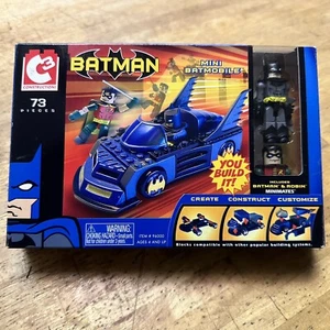 DC Comics C3 Construction Minimates Batmobile Playset With Batman/Robin - Picture 1 of 2