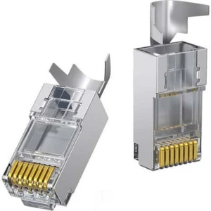 10x Stecker RJ45 Cat. 7 / 6A 8P8C Ugreen Modularstecker Netzwerkstecker Adapter - Bild 1 von 4