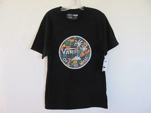 Van's Original T-Shirt-Mosaic Palms- Black - Boy's Size XL (18-20)-NWT - Picture 1 of 8