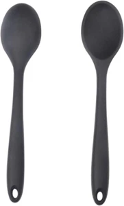 2 Stück Antihaft Silikon Löffel Küchen Silikon Löffel Langer Griff Kochen Löffel - Bild 1 von 5