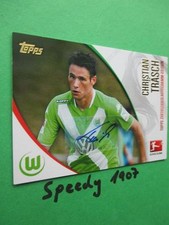 Topps Chrome Bundesliga 2014/15 Träsch Autograph Wolfsburg