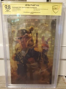 All Out Pooh Book Of Poohba Fett Prismafoil 13/20 Cbcs 9.8 Signed By Marat... - Picture 1 of 1