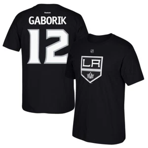 Marian Gaborik Reebok Los Angeles Kings Player Premier Black Jersey T-Shirt Men - Picture 1 of 3
