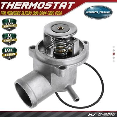 Thermostat Housing w/ O-Ring Assembly for Mercedes-Benz W202 C220 C230 SLK230 - Image 1 of 4