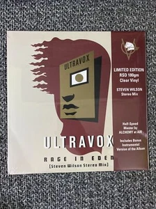 Ultravox Lp SEALED Rage In Eden 2022 Clear Vinyl Limited Edition - Picture 1 of 3