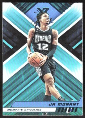 2022-23 356A PANINI CHRONICLES XR TEAL JA MORANT Memphis Grizzlies #295 - Image 1 of 2