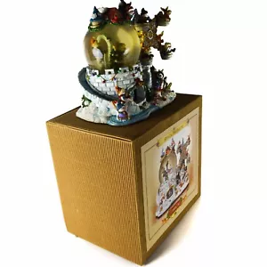 Grandeur Noel Musical Snow Globe Frosty Snowman 93003 Christmas Holiday Vintage - Picture 1 of 12