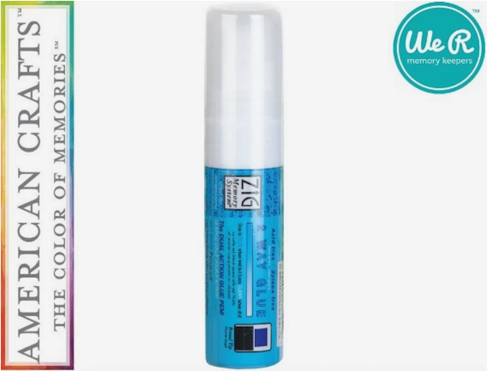 Pluma adhesiva de 2 vías Zig para pulgar, punta Jumbo de 15 mm, paquete de 1 pluma de 0,88 OZ 372627 Foto 1 de 4