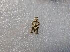 Nice Gold Tone Phi Mu Sorority Lavaliere and or Small Charm