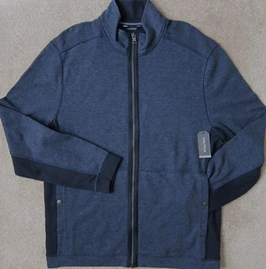 NAUTICA Blue Indigo) Softshell Full Zip Track Jacket Men's NWT - Picture 1 of 3