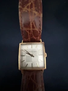 Girard Perregaux with Checkered Dial Art Deco 1950's Watch Rare Vintage - Picture 1 of 5