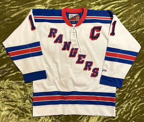 New York Rangers Hockey Jersey Pro Player MARK MESSIER Large Cover