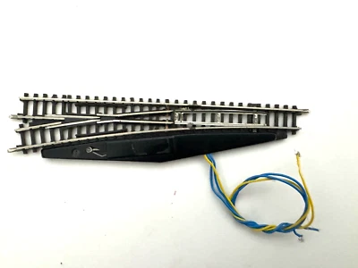 8562 Marklin Z-scale Left Electric remote turnout w/plugs 110 mm 4-3/8" USED - Image 1 of 2