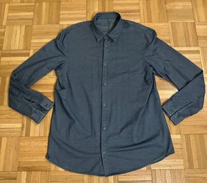 Lululemon One Thing At A Time Button Up Shirt Fits Mens Large Commuter Casual - Picture 1 of 7
