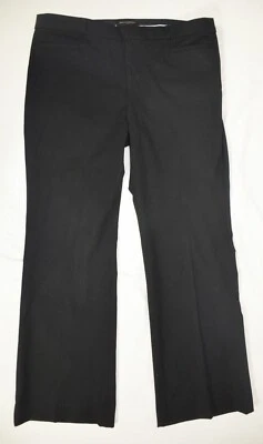 全新 $100 Banana Republic 尺码 18 黑色 Sloan 靴型双弹力裤 #747529 — 第 1/4 张图片