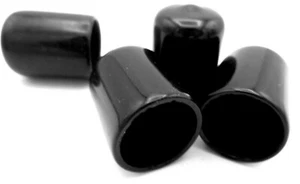 Ajuste OD 3/8" - Tapa de extremo Cubierta Push-On Tubo Poste Perno Extremo, Se adapta a 3/8" OD, 1" Longitud - Imagen 1 de 10