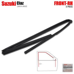 Front Rh Glass Run Channel Rubber Seal Door For Suzuki Ciaz 4 Door 2015 - 2022 - Picture 1 of 11