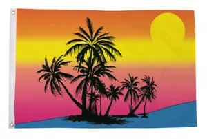 More details for tropical sunset flag (5ft x 3ft)