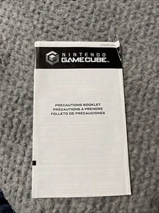 Health Safety Nintendo Gamecube INSERT ONLY Authentic - Picture 1 of 2