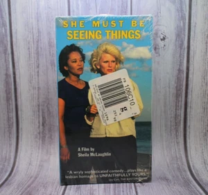 INSANELY RARE She Must Be Seeing Things VHS Tape SEALED Gay Lesbian Interests - Picture 1 of 6