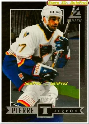 PINNACLE ZENITH 1997 PIERRE TURGEON NHL ST. LOUIS BLUES STAR MINT Z SILVER #23 - Image 1 of 2