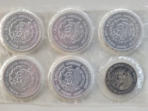 1963-67 Silver Mexican 1 Pesos "LAST" of the SILVER MEXICAN DOLLARS w/Bonus Peso - Picture 1 of 2