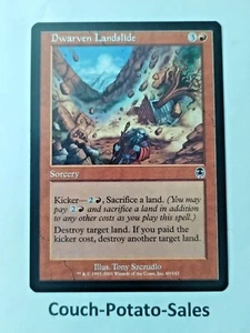 MTG Dwarven Landslide Apocalypse 60/143 Regular Common - Uncirculated - Picture 1 of 3