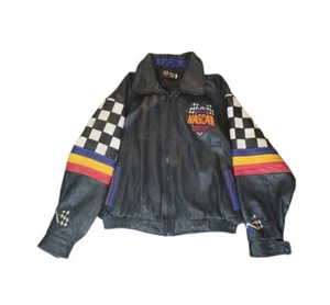 Vintage NASCAR CAFE leather Coat VERY RARE officially licensed racewear  - Picture 1 of 12