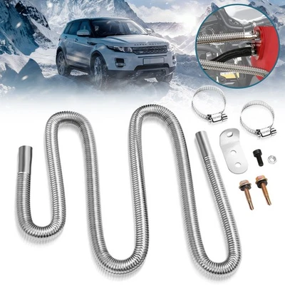 Abgasschlauch Diesel Abgasrohr φ25mm Flexrohr Auspuff Edelstahl Standheizung - Bild 1 von 4