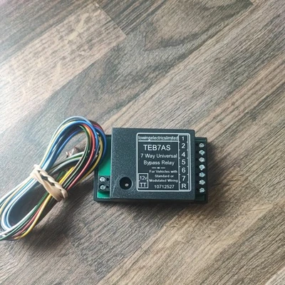 TEB7AS 7 VÍAS CHIP INTELIGENTE INTERFAZ UNIVERSAL BYPASS RELÉ DE REMOLQUE  Foto 1 de 4