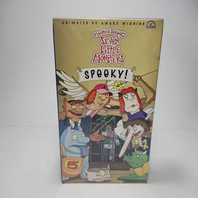7 Seven Little Monsters SPOOKY! (VHS, 2000) Nelvana - Brand New Sealed - Image 1 of 4