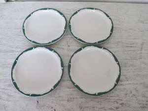 4 Vintage Syracuse China 7 1/4" Salad Plates Wintergreen Wave Crest MINT COND. - Picture 1 of 4