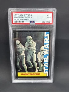 1977 Star Wars Storm Troopers Wonder Bread 12 PSA 7 - Picture 1 of 2