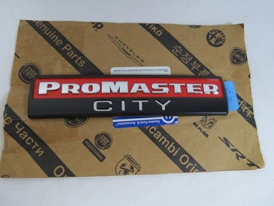 2015-2022 Ram ProMaster City emblema traseiro para placa de identificação de porta traseira original do fabricante - Imagem 1 de 3