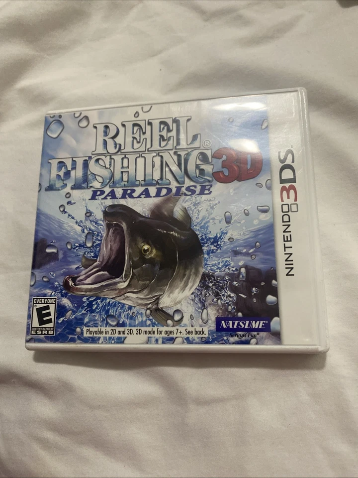 Reel Fishing: Paradise 3D (Nintendo 3DS, 2011) Authentic Complete Tested & Works - Image 1 of 1