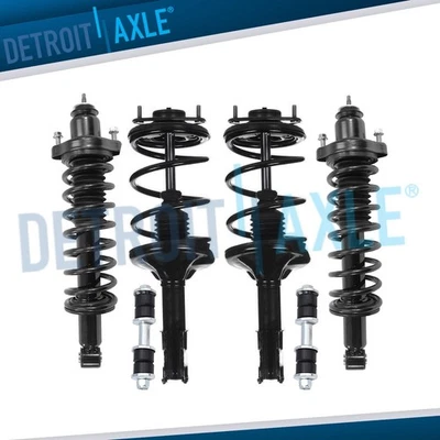 FWD Front Rear Struts w/Coil Spring Sway Bar Kit for 2002-2007 Mitsubishi Lancer — 第 1/4 张图片