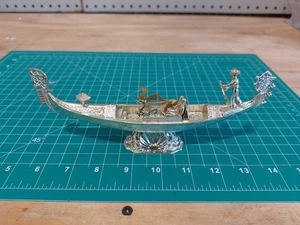VTG Venice Venezia Souvenir Gondola Canal Boat Plastic Lightweight - Picture 1 of 9