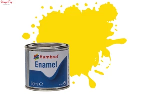 Humbrol No 69 Yellow Gloss Enamel Paint (50ml) - Picture 1 of 1