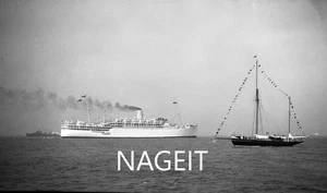 ORIGINAL CELLULOID NEGATIVE S.S STRATHMORE PORTSMOUTH 1937 #6721 - Picture 1 of 1