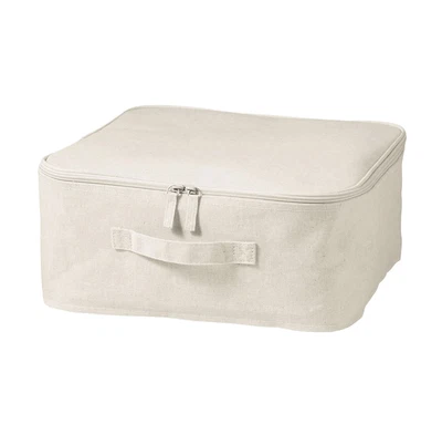 Fabric Softbox, Polyester Linen, Square Box w/Lid, 35 x 35 x 16cm, Brand "New" - Image 1 of 4