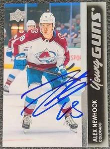 Alex Newhook Colorado Avalanche  Signed 21-22 Young Guns Rookie Card #461 - Picture 1 of 2