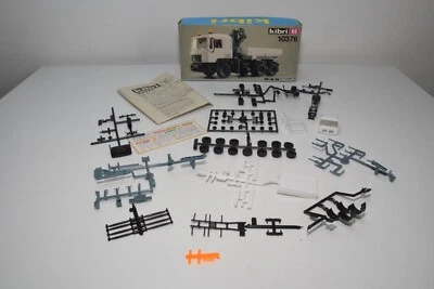 B28 1:87 KIBRI KIT 10376 MAN M.A.N. MEILLER TRUCK CRANE WHITE MIB - Immagine 1 di 4