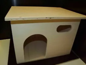 Hasenhaus, Rattenhaus, Spielturm, Nagerhaus aus Material: Pappel - Bild 1 von 5