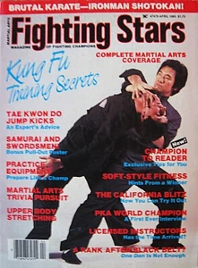4/85 FIGHTING STARS TERUO HAYASHI GOJU-RYU KARATE BLACK BELT KUNG FU MARTIAL ART - Imagen 1 de 1