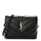 YSL Yves Saint Laurent Toy Loulou Quilted Leather Crossbody Bag … MSRP $1990