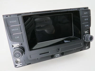 510035887A Anzeige- und Bedieneinheit mit Touch-Screen 5" DAB Radio VW Touran 5T - Bild 1 von 3