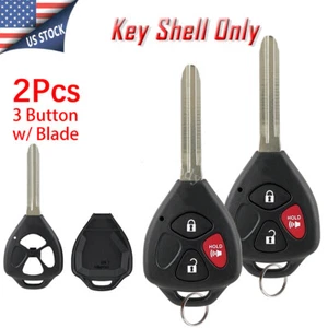 2X 3B Remote Key Fob Case for Scion xB Toyota Venza Matrix 4Runner Pontiac Vibe - Picture 1 of 9